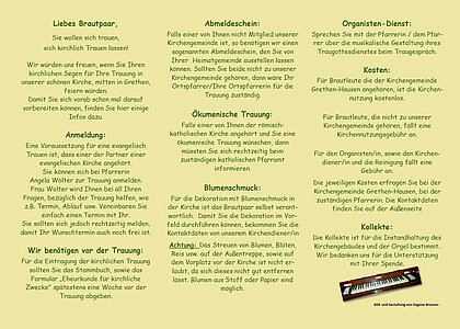 Hochzeits-Flyer